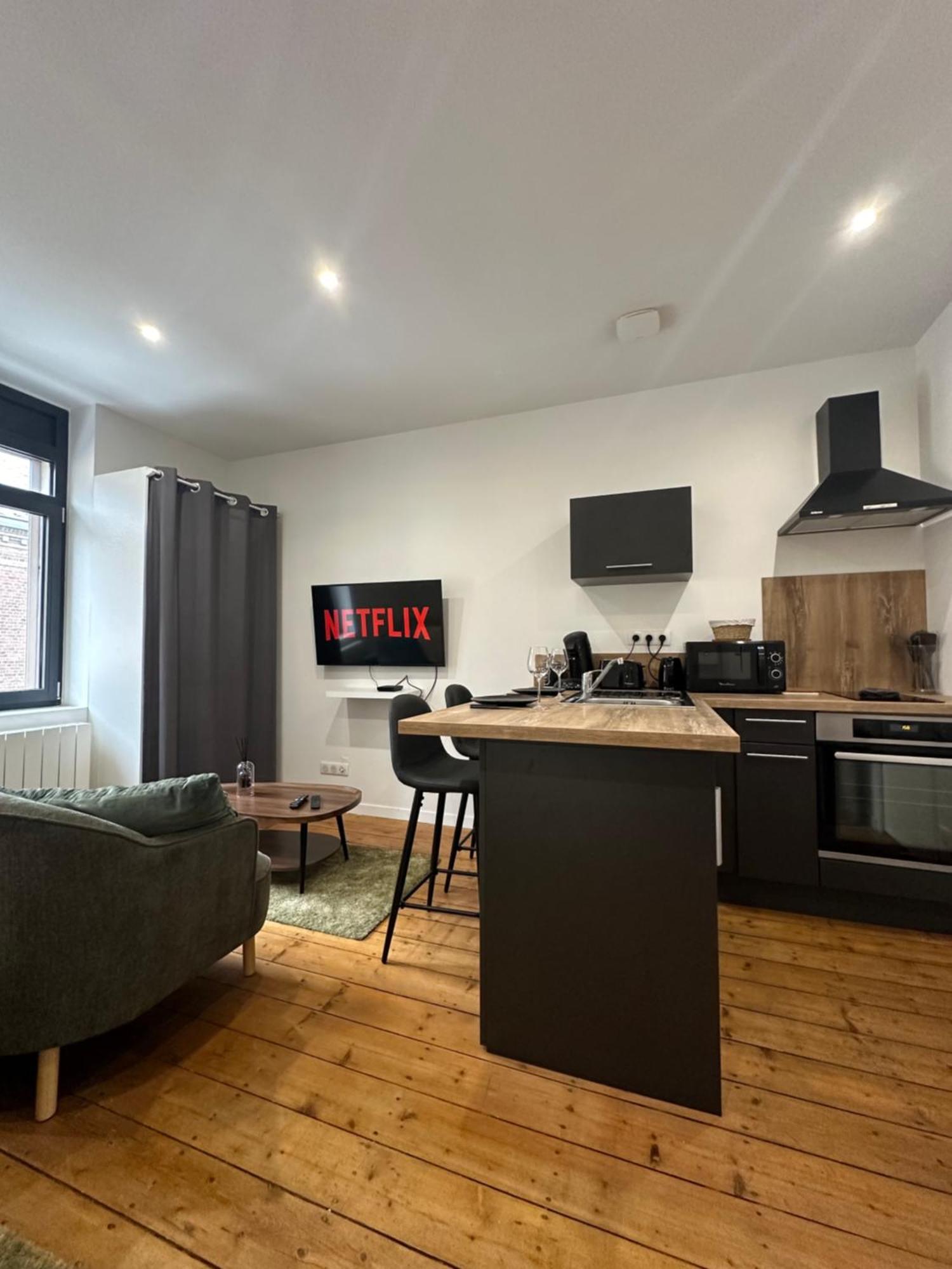 Immeuble St-pierre - Gare 10min - Hortillonnages 5min - Wifi - Tv Hd Appartement *
